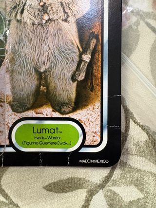 Star Wars vintage Lumat Ewok Warrior TRILOGO MOC
