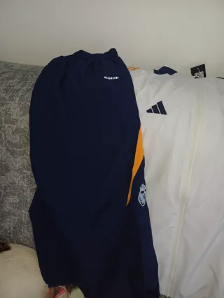 Chándal Adidas Real Madrid Blanco Naranja