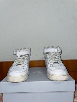 Nike Air Force 1 Mid Blancos