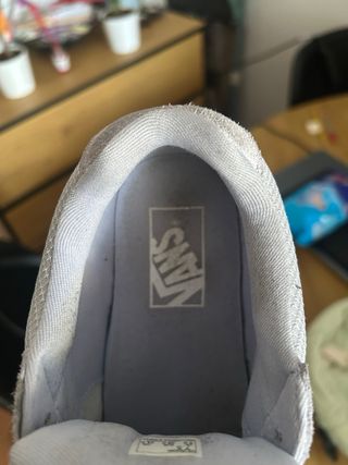 Zapatos Vans Caldrone Morado y Blanco