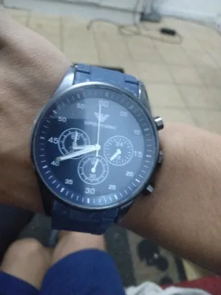 Reloj Emporio Armani Azul y Negro