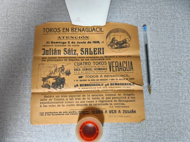 Lote 19 carteles taurinos