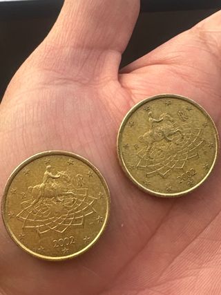 Moneda 50 Céntimos ITALIA Euro 2002