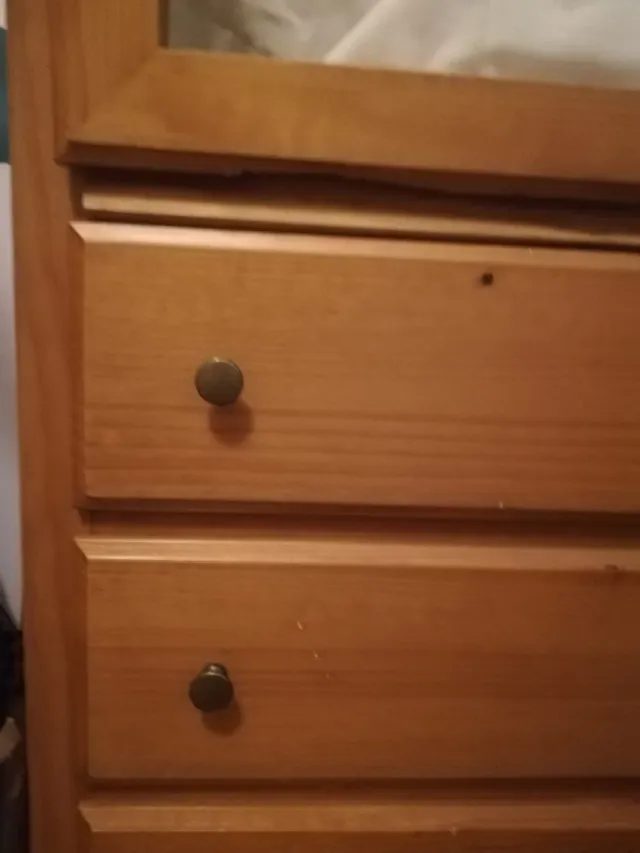 Sinfonier de madera con cristal