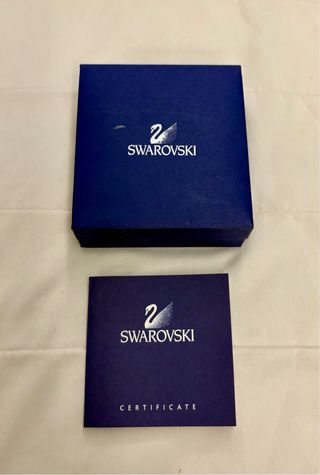 Collana Swarovski con pendente blu