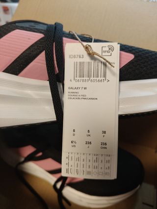 Nuove scarpe Adidas Galaxy 7 W nere rosa