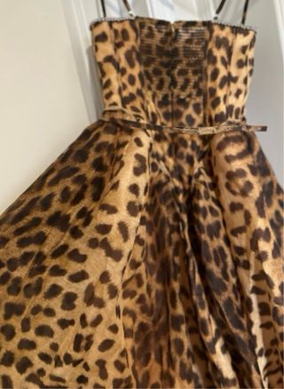 Vestido Zimmermann Leopardo Original