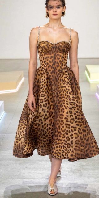 Vestido Zimmermann Leopardo Original