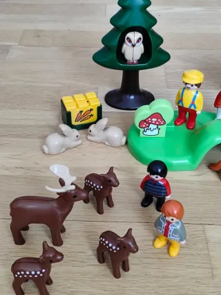 PLAYMOBIL 123 ANIMALES DEL BOSQUE 