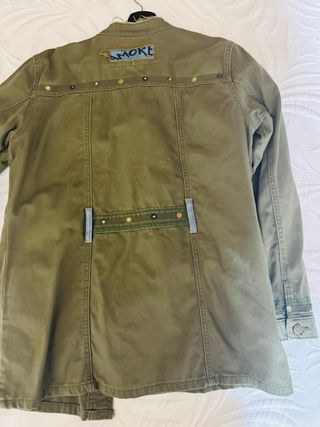 Parka Desigual verde talla 40 original