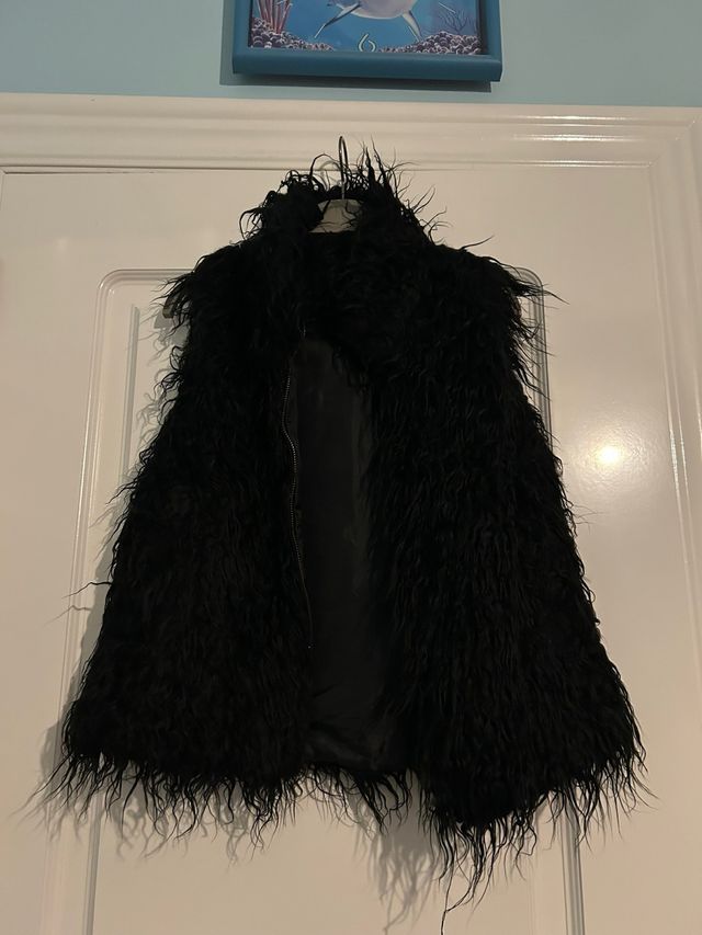 Chaleco de pelo de mujer