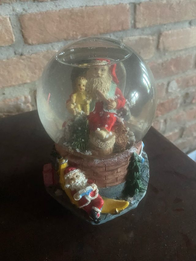 Palla di Neve Natale Babbo Natale Bambino