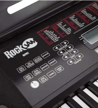 Rockjam Teclado Piano + Soporte + Banco