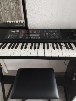 Rockjam Teclado Piano + Soporte + Banco