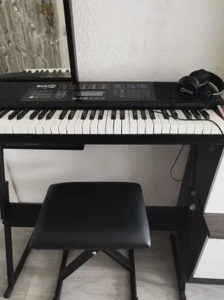 Rockjam Teclado Piano + Soporte + Banco