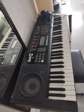 Rockjam Teclado Piano + Soporte + Banco