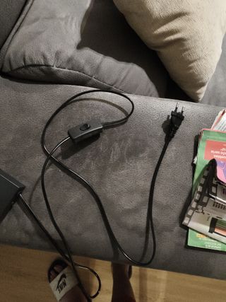 Aplique de pared madera y metal