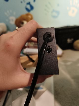 Aplique de pared madera y metal