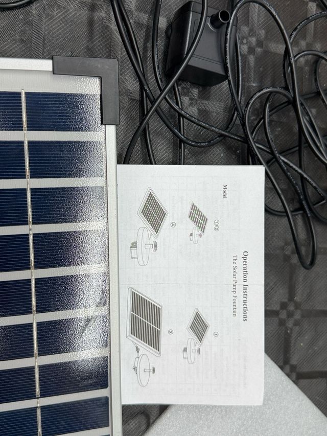 Pompa solare con pannello