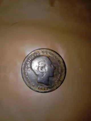Moneda Alfonso XII 1877