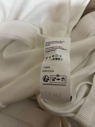 Camiseta asas top Loewe Anagram