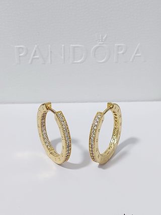 Pendientes Aro Pandora Dorados