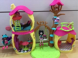 Casa sull'albero Enchantimals con bambole