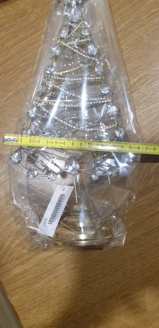 Decorazione Albero Natale Cristallo Oro