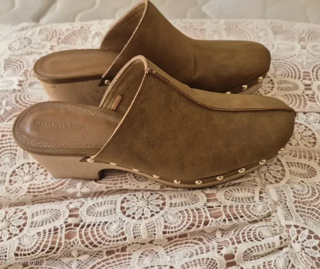 Zuecos Mules Mujer Stradivarius Zuecos Stradivarius De Segunda