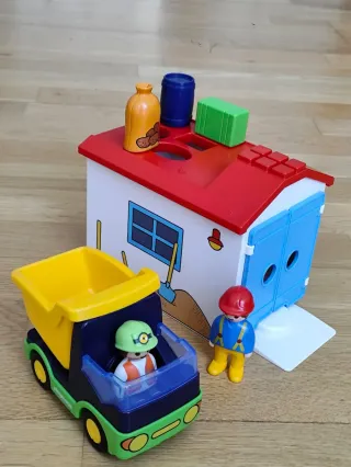 PLAYMOBIL 123 GARAJE CAMIÓN 
