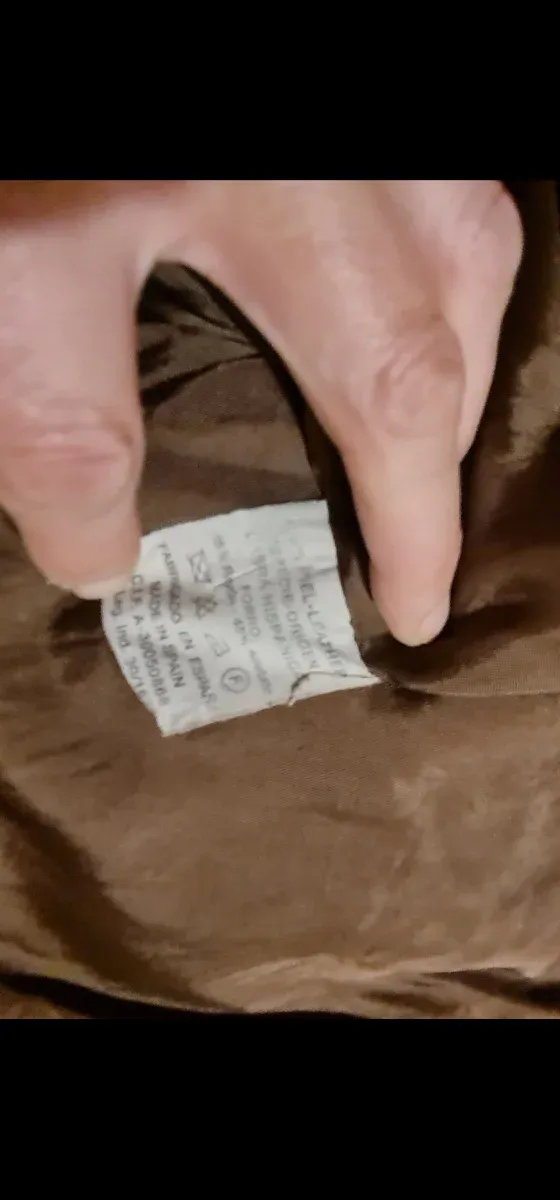 Chaqueta de ante hombre. G. Sappini . Talla 54.