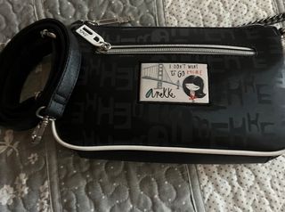 Bolso Anekke Hombro y Bandolera Blanco y Negro