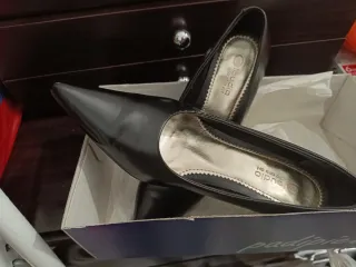 Zapatos de tacón negros mujer
