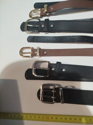 Lote 5 cinturones sin estrenar