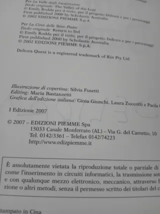 Le Sette Pietre di Deltora Romanzo Fantasy