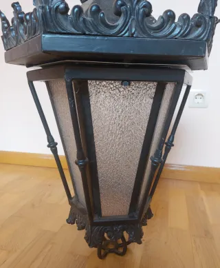 FAROLAS ANTIGUAS DE HIERRO (197€ CADA UNA)