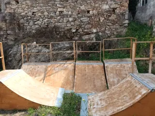 Rampas de madera para skate