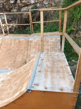 Rampas de madera para skate