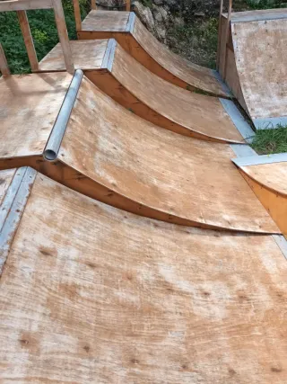 Rampas de madera para skate