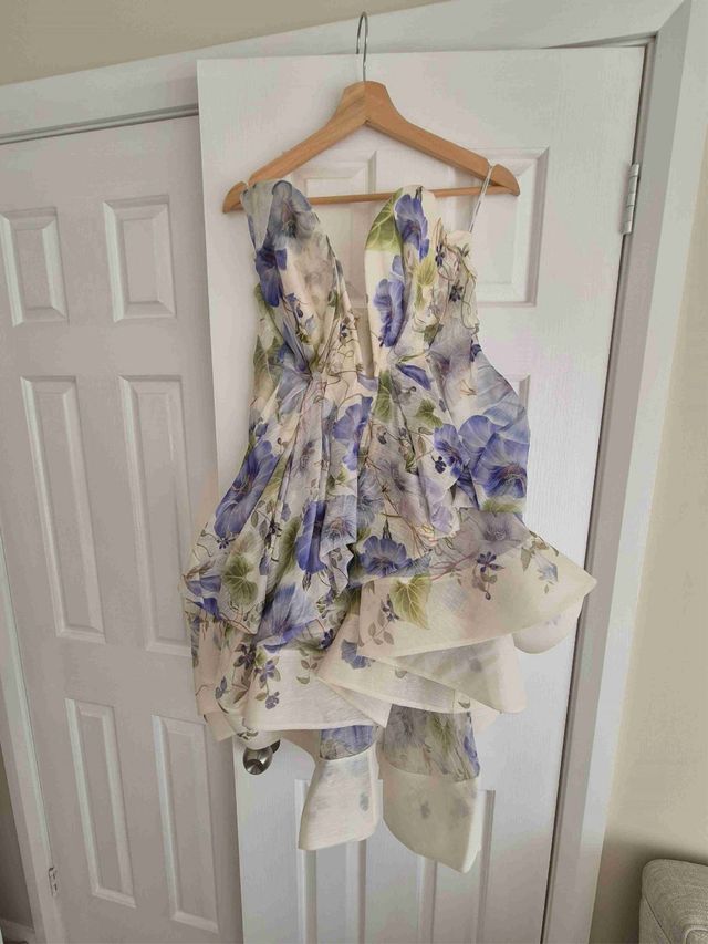 Vestido Zimmermann Natura Mini Dress