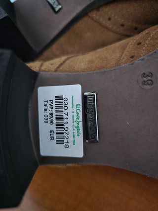 ZAPATOS TACÓN CON ETIQUETA.EÑ EL CORTE INGLES