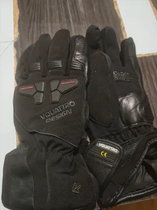Guantes Invierno VQUATTRO Negros Talla XL