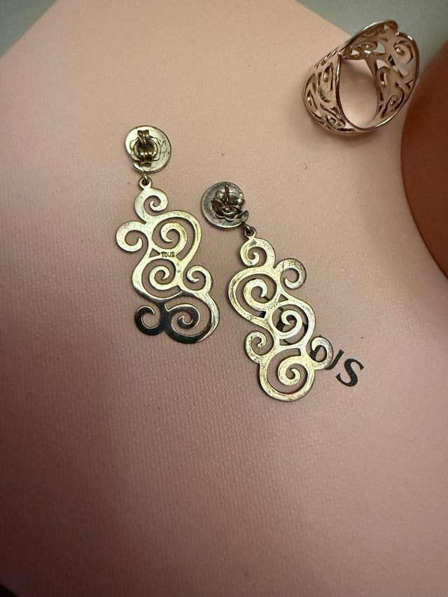 Conjunto Tous Anillo y Pendientes