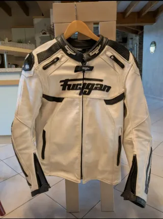 Chaqueta Furygan Blanca y Negra talla M 