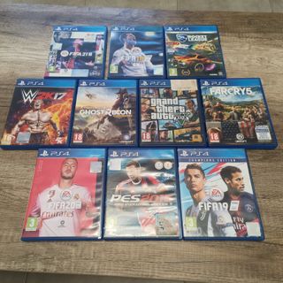 Lote Juegos PS4: FIFA, GTA V, PES y más