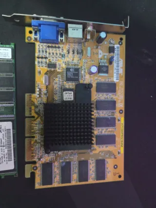 Tarjeta gráfica ASUS GeForce2 MX400 + 2 módulos