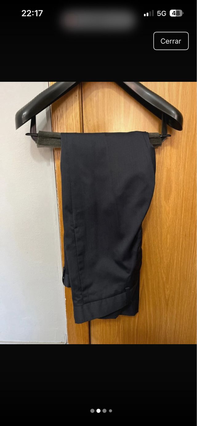 Traje de chaqueta azul marino talla S