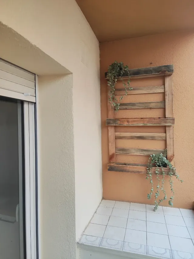 Estantería de plantas de palet