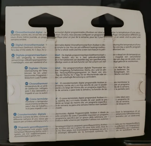 Cronotermostato digitale programmabile Avidsen