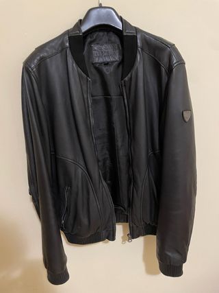 Giacca in pelle Kaporal nera